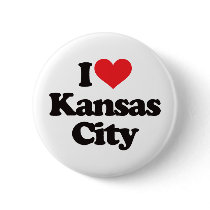 I Love Kansas City buttons