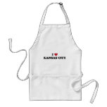 I Love Kansas City Kansas Apron