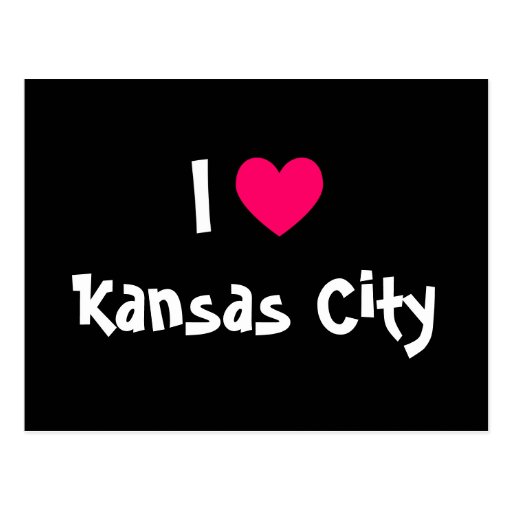I Love Kansas City Post Card