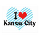 I Love Kansas City Postcard