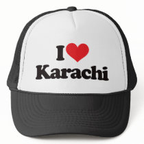 I Love Karachi hats