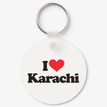 I Love Karachi keychains