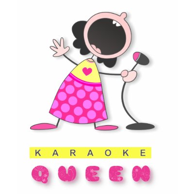 I Love Karaoke | Karaoke Queen T Shirt by Toonboy