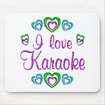 I Love Karaoke Mouse Pads