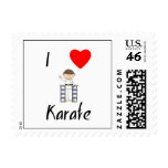 I Love Karate (3) Stamps