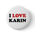 I Love Karin buttons