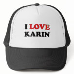 I Love Karin hats