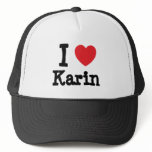 I love Karin heart T-Shirt hats