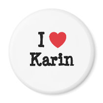 I love Karin heart T-Shirt magnets