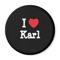 I love Karl heart custom personalized magnets by funnycustomtshirts I love Karl heart custom personalized magnets