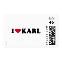 I LOVE KARL postage by heartshirts I LOVE KARL postage