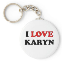 I Love Karyn Key Chain