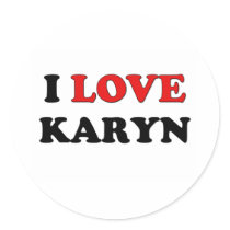 I Love Karyn Sticker