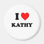 I Love Kathy Refrigerator Magnet