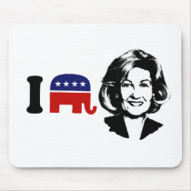 I Love Kay Bailey Hutchison Mouse Pads