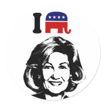 I Love Kay Bailey Hutchison Sticker