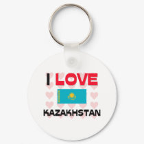 I Love Kazakhstan keychains