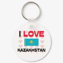 I Love Kazakhstan keychains