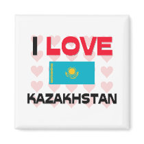 I Love Kazakhstan magnets