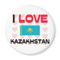 I Love Kazakhstan magnets