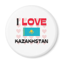 I Love Kazakhstan magnets