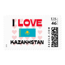 I Love Kazakhstan postage