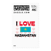 I Love Kazakhstan postage