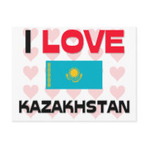 I Love Kazakhstan postcards