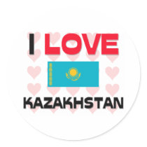 I Love Kazakhstan stickers