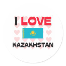 I Love Kazakhstan stickers