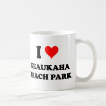 I Love Keaukaha Beach Park Hawaii Mug