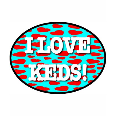 I LOVE KEDS Red Hearts Shirts by mrmorphic