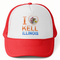 I Love Kell, IL Mesh Hat