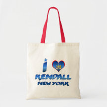 I love Kendall, New York Tote Bag