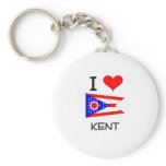 I Love Kent Ohio Key Chains