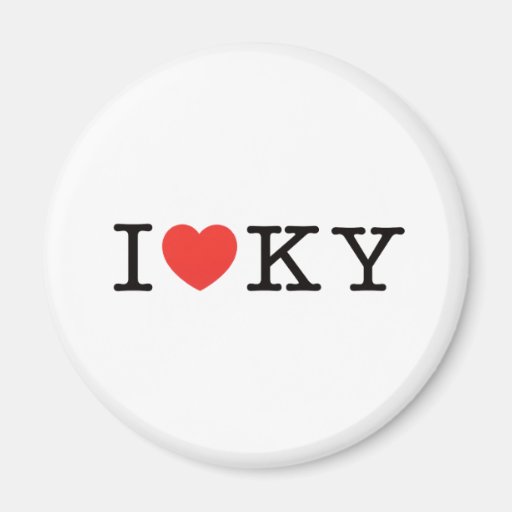 I LOVE KENTUCKY FRIDGE MAGNET