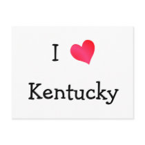 I Love Kentucky postcards