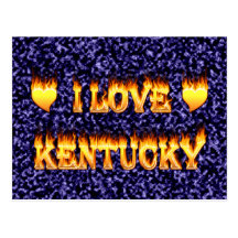 I love kentucky postcards