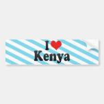I Love Kenya Bumper Stickers