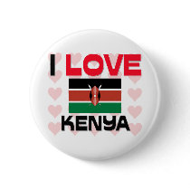 I Love Kenya buttons by tshirtshirts I Love Kenya buttons