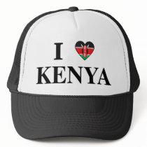 I Love Kenya hats