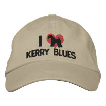 I Love Kerry Blues Embroidered Hat embroidered hats