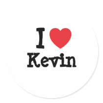 I love Kevin heart custom personalized stickers