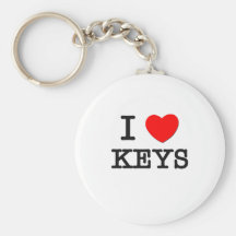 I Love Keys Key Chains