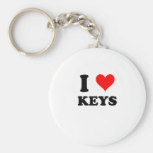 I Love Keys Key Chains