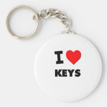 I Love Keys Key Chains