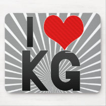 I Love KG Mouse Pads