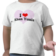 I Love Khan Yunis, Palestinian Territory Tshirt
