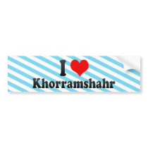 I Love Khorramshahr, Iran Bumper Stickers