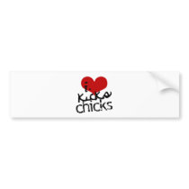 i-love-kicks-and-chicks bumper stickers by djstylesnyc i-love-kicks-and-chicks bumper stickers